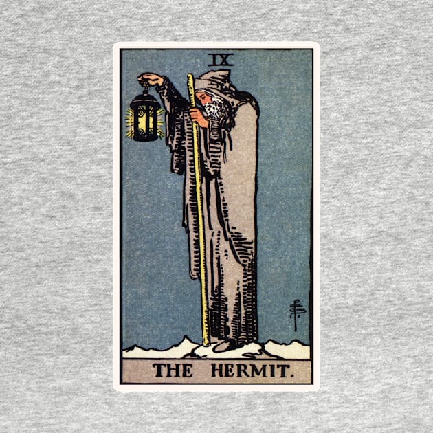 IX. The Hermit Tarot Card by wildtribe